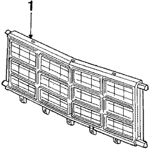 Grille & Components for 1987 Dodge B250 #0