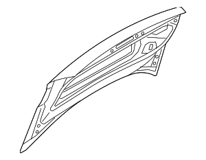 8S7827025C - : Deck Lid for Audi Image