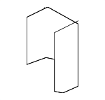 8J7827377 - Body: Hinge Stop for Audi: TT, TT Quattro, TTS Quattro Image