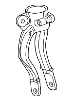 31126898317 - Suspension: Fork for BMW Image