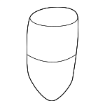 858393X000 - Body: Windshield Pillar Trim Clip for Genesis: Electrified G80, Electrified GV70, G70, G80, G90, GV60, GV70, GV80, GV80 Coupe | Hyundai: Accent, Azera, Elantra, Elantra GT, Elantra N, Entourage, Equus, Genesis, Genesis Coupe, Ioniq, Ioniq 5, Ioniq 6, Kona, Kona Electric, Kona N, Palisade, Santa Cruz, Santa Fe, Scoupe, Sonata, Tiburon, Tucson, Veloster, Veloster N, Venue, XG300, XG350 Image