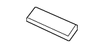 861143D000 - Body: Windshield Pad for Kia Image