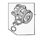 32441161 - Cooling System: Water Pump for Volvo: S60, S90, V60 Cross Country, V90 Cross Country, XC40, XC60, XC90 Image