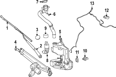 Wiper & Washer Components for 2024 Porsche Macan #0