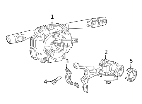 Anti-Theft Components for 2015 Ram ProMaster City #0