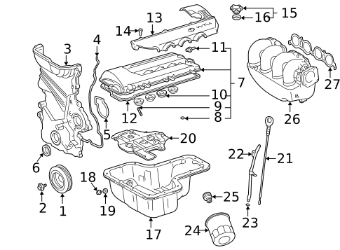 Emission System for 2002 Toyota Celica #0