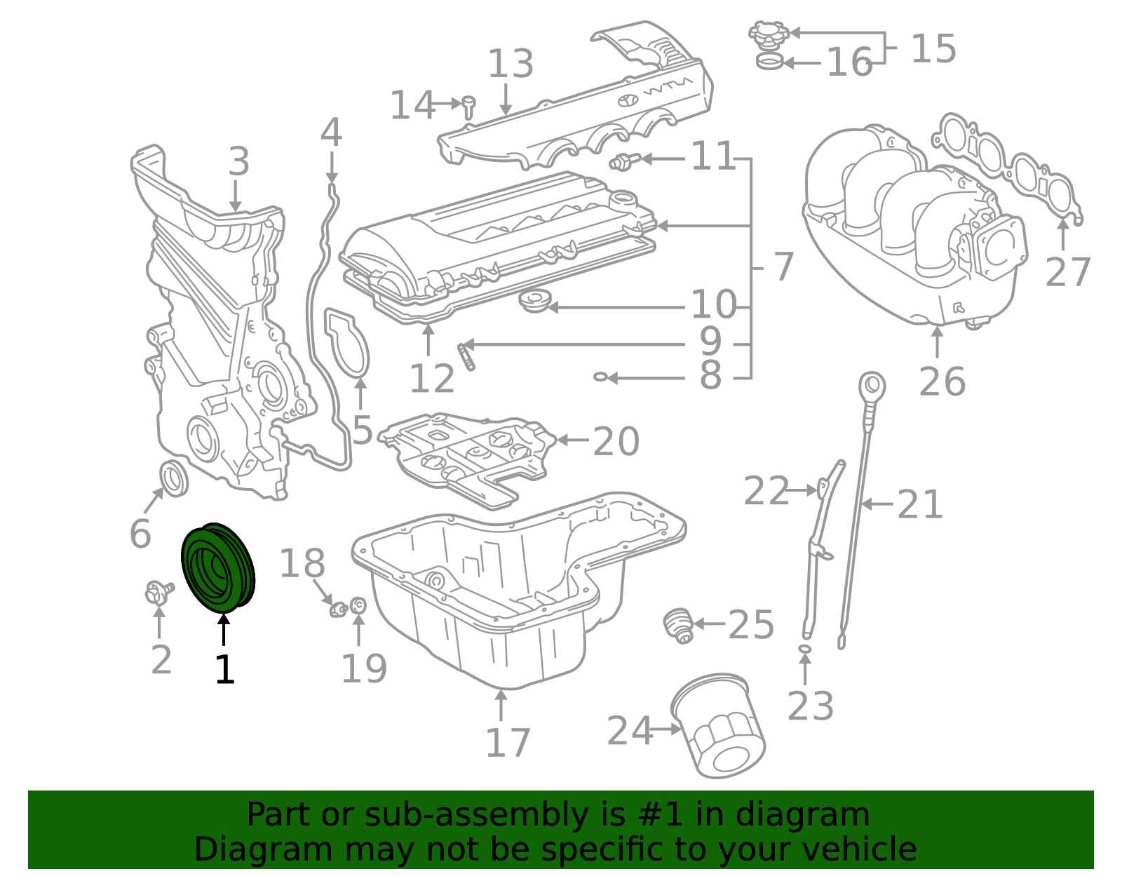 13470 Pulley 13470-88600 | Toyota Parts Center