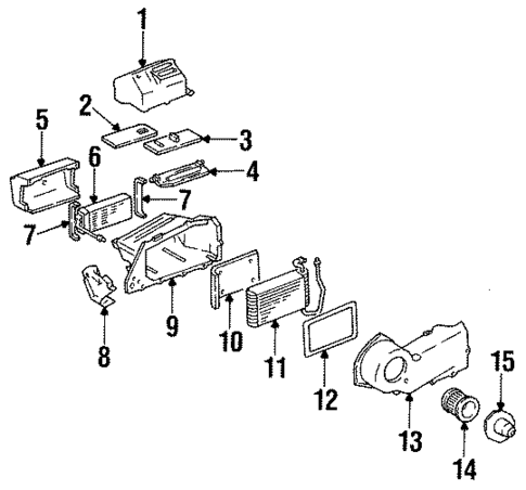 Blower Motor & Fan for 1986 Buick Century #0