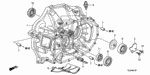 21000RAP315 - Transmission - Manual: CASE, CLUTCH for Honda Image