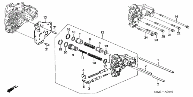 Top Accumulator Body for 2003 Acura CL #0