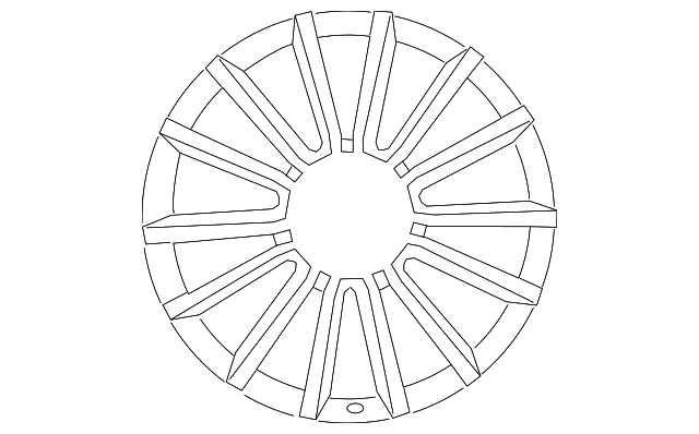 Wheel AMG Multi-Spoke 50.8 Cm (20 Inch) 222-401-04-00-7X21 | MB