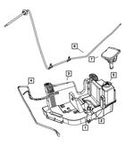 68018845AE - : Battery Tray for Jeep: Wrangler Image