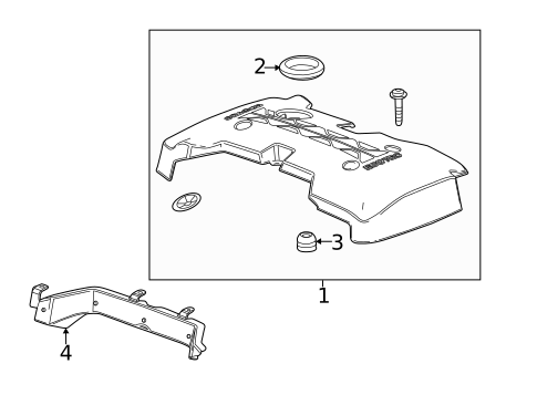 Engine Appearance Cover for 2015 Chevrolet Malibu #0