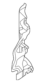 8V0121283L - Cooling System: Air Duct for Audi: A3, A3 Quattro, S3 Image
