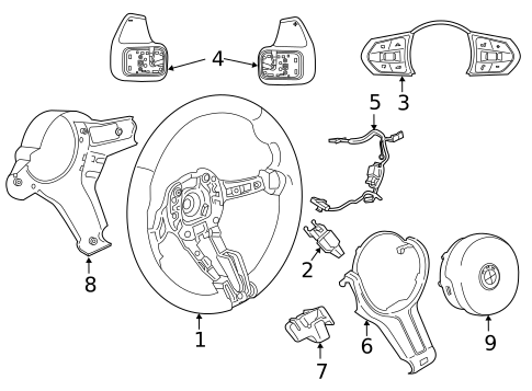 Steering Wheel & Trim for 2018 BMW X6 #0