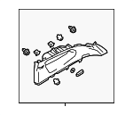 7230A694YA - : Upper Quarter Trim for Mitsubishi: Outlander Image