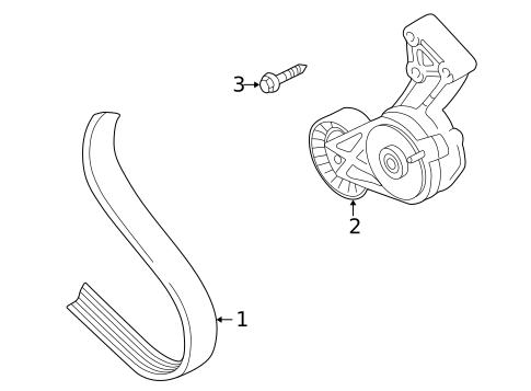 Belts & Pulleys for 2001 Audi TT Quattro #0