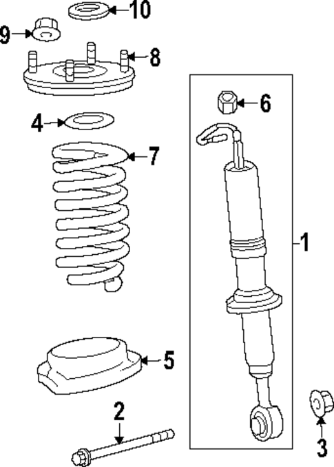 Struts & Components for 2025 Toyota Sequoia #0