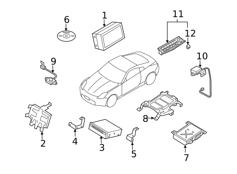 Navigation System for 2006 Nissan 350Z #0