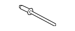 73998CD000 - Body: Body A-Pillar Trim Panel Rivet for Nissan: 350Z, Maxima, Rogue, Z Image