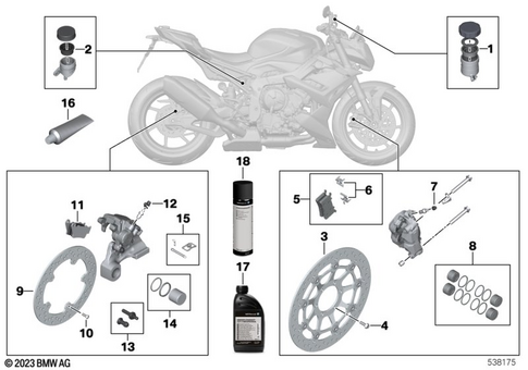 Brake Service for 2026 BMW-Motorrad M 1000 XR #0