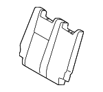 790230E051B2 - : Seat Back Cover for Toyota: Highlander Image