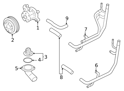 Water Pump & Related Components for 2025 Toyota GR86 #0