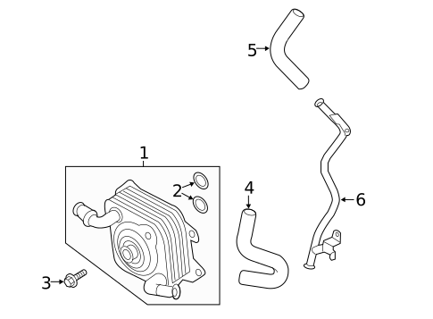 Oil Cooler for 2020 Nissan NV2500 #0
