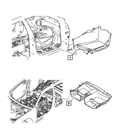 Carpets, Floor Mats, Load Floor, and Silencers for 2009 Dodge Charger #3