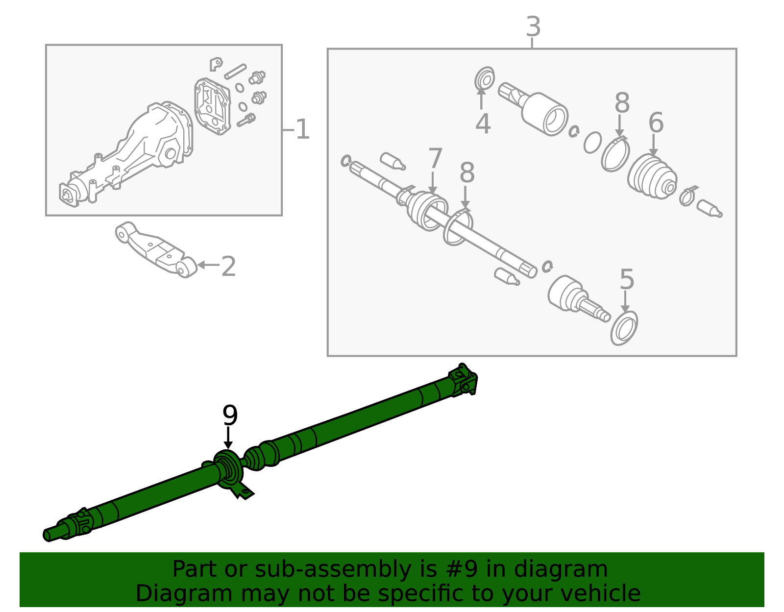 2013-2018 Subaru Drive Shaft 27111FJ071 | Subaru Online Parts