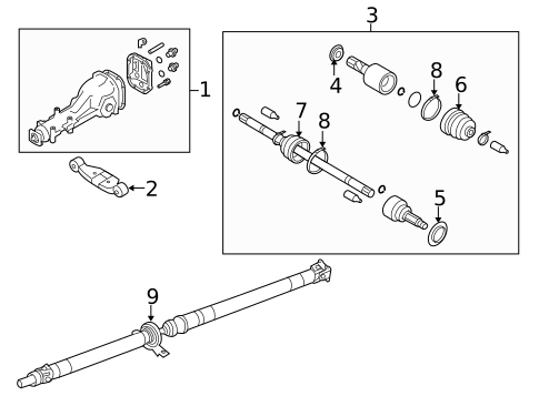 Drive Axles for 2018 Subaru Forester #1