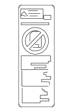 7459678010 - Body: Air Bag Label for Scion: iM | Toyota: Avalon, C-HR, Camry, Corolla, Corolla iM, Prius, Prius AWD-e, Prius Prime, RAV4, Sequoia, Sienna Image