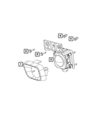 4672579AA - Electrical: Adaptive Speed Control Module Sensor And Bracket for Chrysler: 300 | Dodge: Charger Image