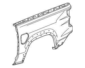 2023-2026 GMC Canyon Outer Panel 85611363 GM | GMPartsDirect.com