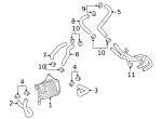 19511PH7003 - Belts &amp; Cooling: Radiator Hose Clamp for Honda Image
