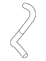 2522165W000 - Cooling System: Water Hose for Honda Image