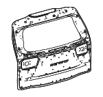 6700560L90 - : Lift Gate for Lexus: LX600, LX700h Image