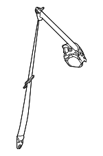 LR081185 - : Lap &amp; Shoulder Belt for Land-Rover Image