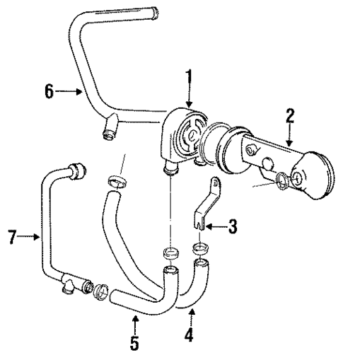 Oil Cooler for 1992 Volvo 740 #0