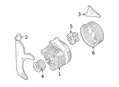 Alternator/Generator & Related Components for 1998 Volvo V70 #0