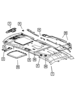 1JK36HDAAC - Interior Trim: Headliner for Mopar Image