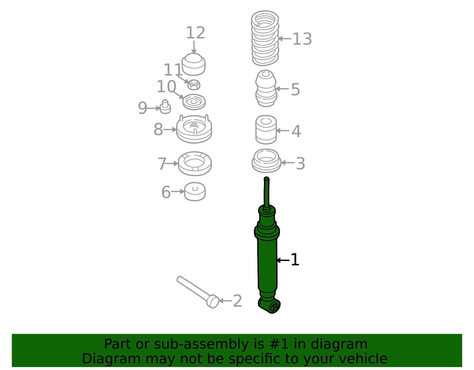 33522229126 - 2000-2003 BMW Shock Absorber (33-52-2-229-126) | BMW of ...