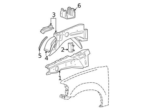 Inner Components for 2001 Ford F-150 #0