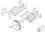 32421438476 - Steering: Front Vane Pump Bracket for BMW Image