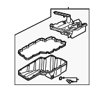 6L103598R - Engine: Engine Oil Pan for Audi Image
