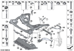 31106861106 - Front Axle: Front Axle Support for BMW Image