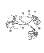 4861456AA - Fuel: Speed Control Servo Bracket for Mopar Image