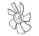 38611RYEA01 - : Fan Blade for Honda: Pilot, Ridgeline Image