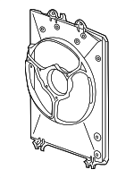 38615RN0A01 - : Fan Shroud for Honda: Pilot, Ridgeline Image