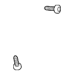 N90698606 - Steering: Lower Column Cover Screw for Volkswagen: Arteon, Atlas, Atlas Cross Sport, Beetle, CC, Eos, Golf, Golf Alltrack, Golf R, Golf SportWagen, GTI, ID. Buzz, ID.4, Jetta, Passat, R32, Rabbit, Taos, Tiguan, Tiguan Limited, Touareg Image